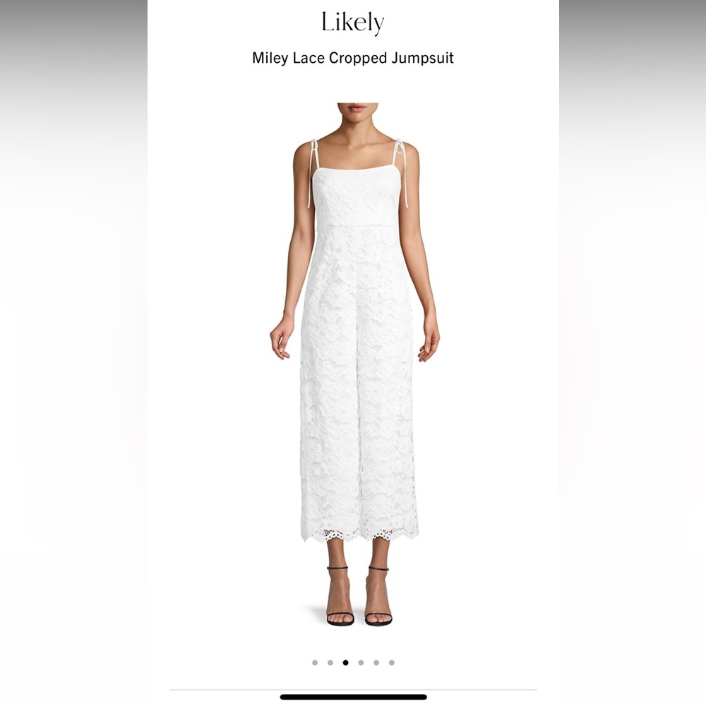 Likely Miley Lace Cropped Jumpsuit